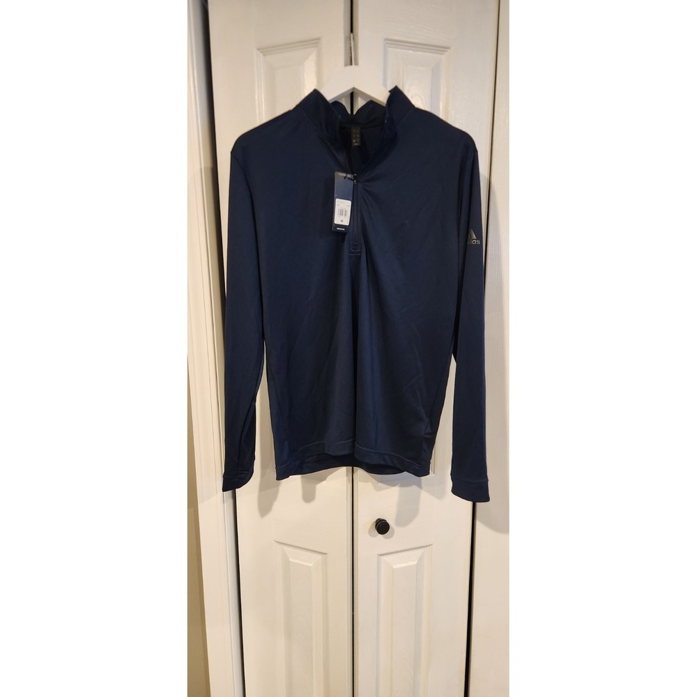 Adidas Quarter Zip Pullover Mens Medium, NWT